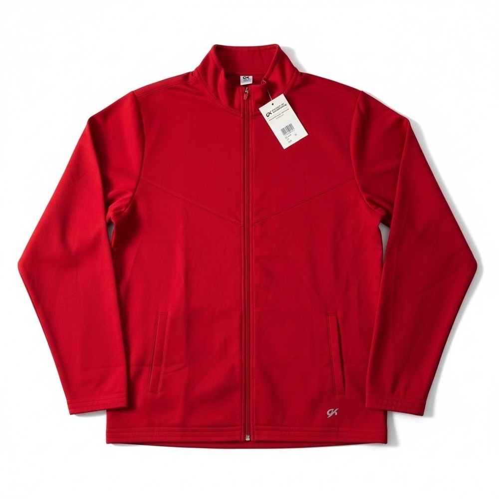 GK Elite Choice of Champions Mens Red Full Zip Track Jacket WUJ02G XL NWT